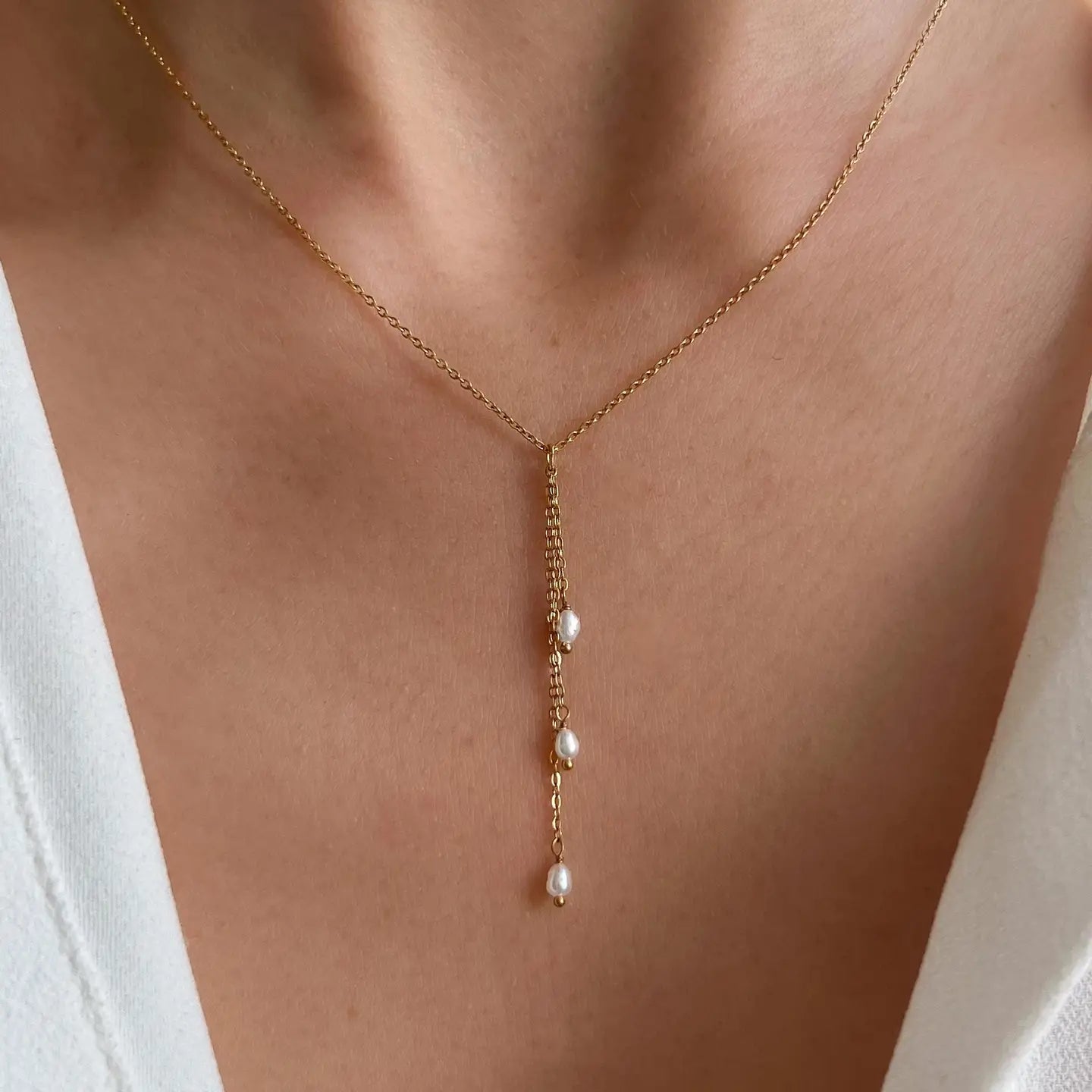 3 Pearl Necklace