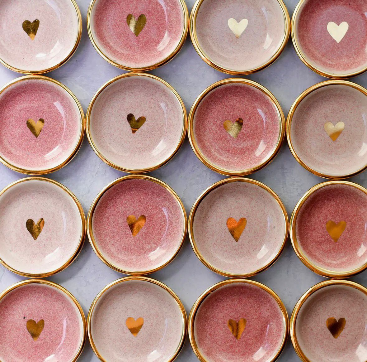 Blush Heart Trinket Dish