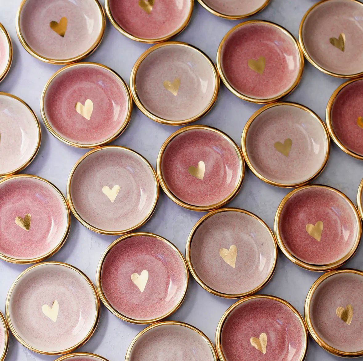 Blush Heart Trinket Dish