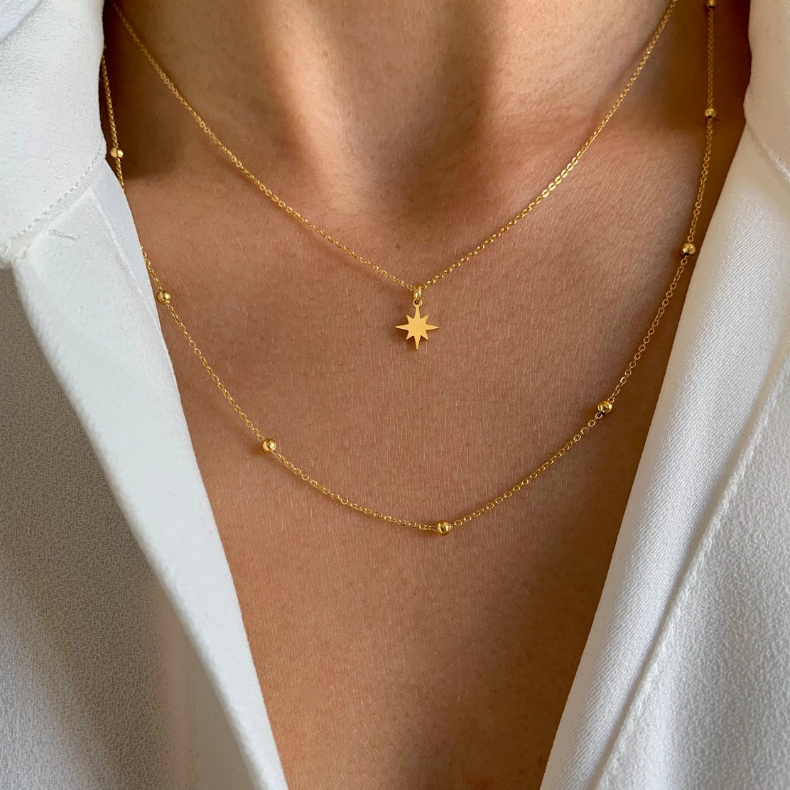 Dubble Star Necklace